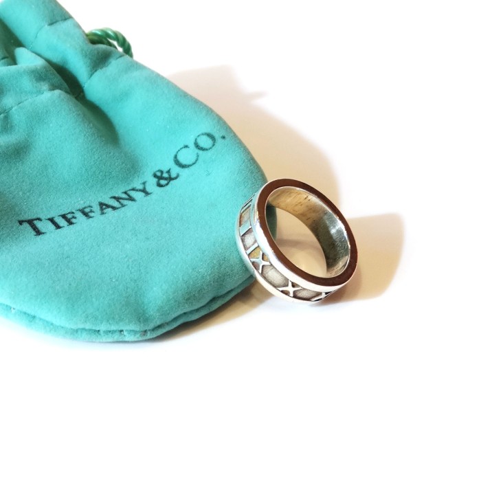 「Tiffany& Co.」 1995s Narrow Atlas Band Ring | Vintage.City 빈티지숍, 빈티지 코디 정보