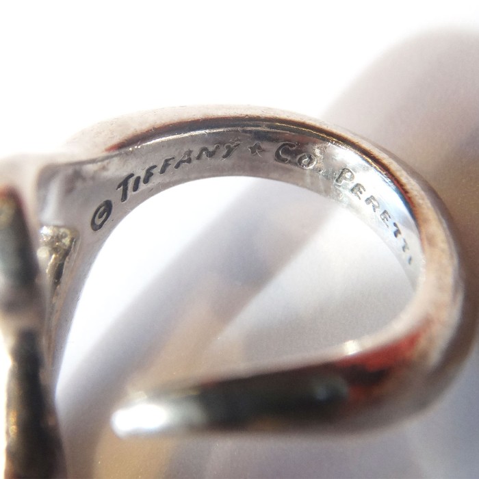 「Tiffany& Co.」 Open Heart Designed By Elsa Peretti Vintage Silver 925 Ring | Vintage.City Vintage Shops, Vintage Fashion Trends