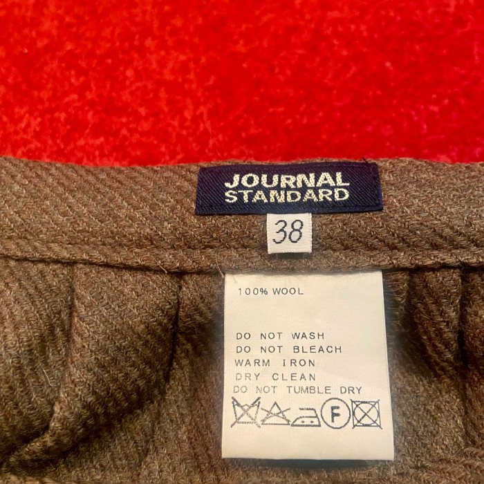 JOURNAL STANDARD ウールプリーツスカート 茶色 ロングキルトスカート | Vintage.City 古着屋、古着コーデ情報を発信