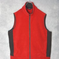 old " eddie bauer " fleece vest | Vintage.City 古着屋、古着コーデ情報を発信