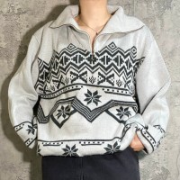 nordic half zip sweater | Vintage.City 古着屋、古着コーデ情報を発信