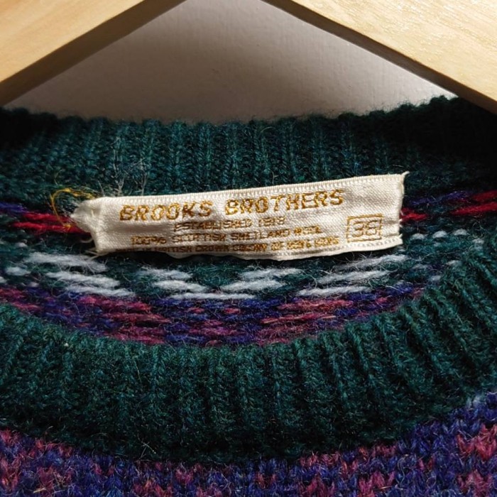 60-70’s Brooks Brothers フェアアイル柄  ニットセーター | Vintage.City 古着屋、古着コーデ情報を発信