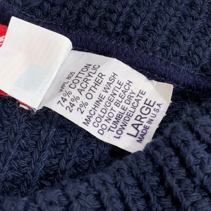 Binghamton Knitting Company Cotton Jeep Sweater “made in USA” | Vintage.City 古着屋、古着コーデ情報を発信