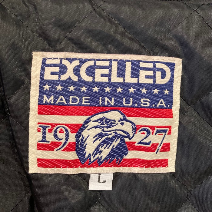 80's EXCELLEDバーシティージャケットmade in U.S.A (SIZE L) | Vintage.City 빈티지숍, 빈티지 코디 정보