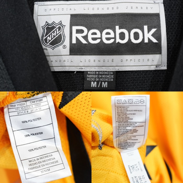 USA VINTAGE Reebok NHL TEAM DESIGN GAME SHIRT/アメリカ古着リーボックチームデザインゲームシャツ | Vintage.City 古着屋、古着コーデ情報を発信