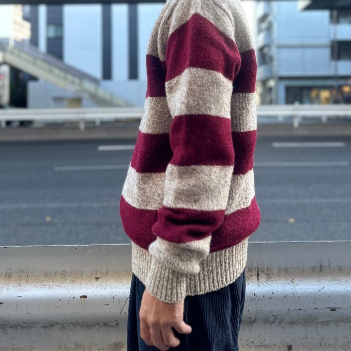 LL Bean “Oatmeal Border Sweater” 80s  オートミール　ボーダーニット　エルエルビーン | Vintage.City Vintage Shops, Vintage Fashion Trends