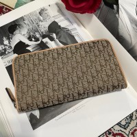 Deadstock Christian Dior Trotter Zip Wallet Brown | Vintage.City 古着屋、古着コーデ情報を発信