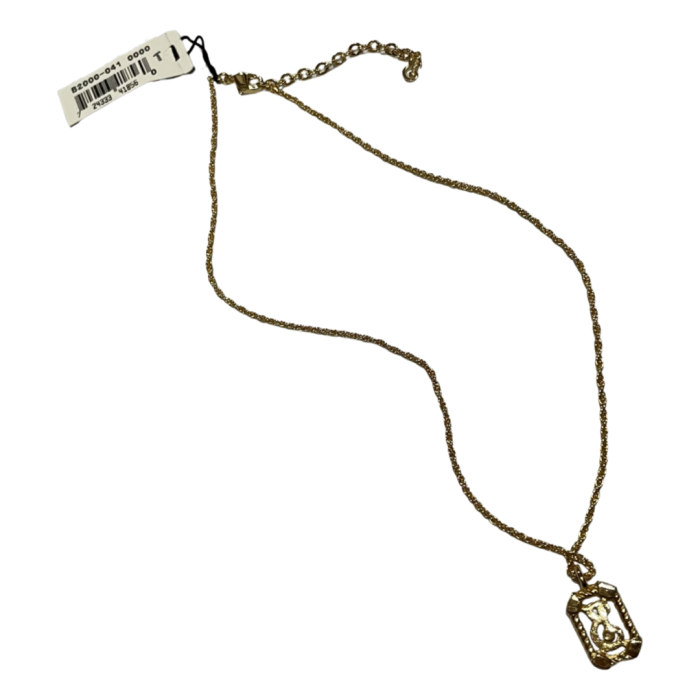 Deadstock Burberrys B Square Necklace Gold | Vintage.City 古着屋、古着コーデ情報を発信