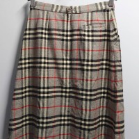 90’s Burberrys ノバチェック ウール スカート グレー サイズ66 | Vintage.City 빈티지숍, 빈티지 코디 정보