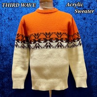 THIRD WAVE 雪柄 アクリル セーター | Vintage.City 빈티지숍, 빈티지 코디 정보
