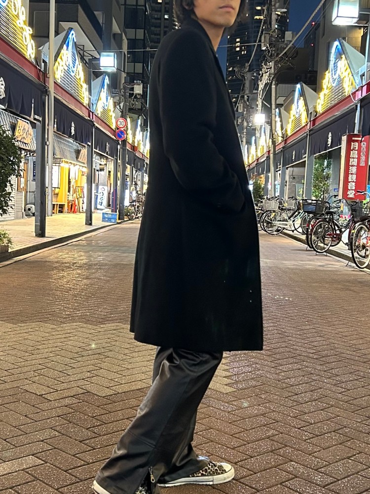 VANPELT 月島古着屋

●coat
cashmere chester field coat
※thanks sold!

●bottoms
90's Italy made / fake leather flare pants

いい具合のフレア
裾ジップで開きます。 | Check out vintage snap at Vintage.City