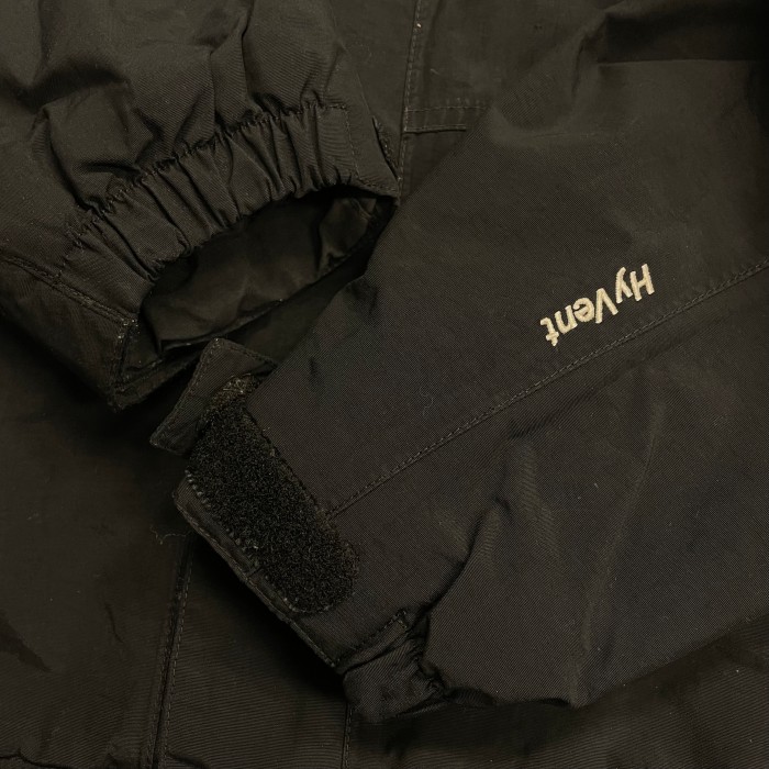 820 ノースフェイス　HYVENT 刺繍　マウンテンパーカー　ジャケット　黒 | Vintage.City 古着屋、古着コーデ情報を発信