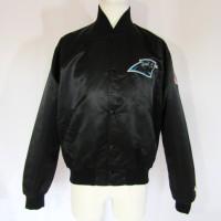 90’s STARTER Nylon Carolina Panthers Bomber Jacket U.S Made SizeM | Vintage.City Vintage Shops, Vintage Fashion Trends