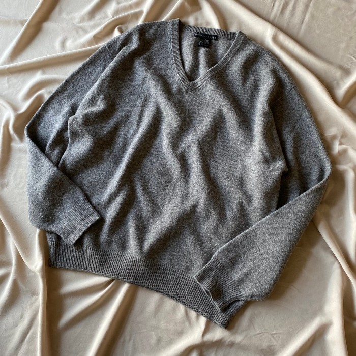 90's / 《Geoffrey Beene》grey cashmere knit | Vintage.City 古着屋、古着コーデ情報を発信