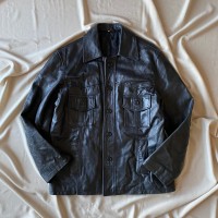 90's〜 / leather shirt jacket | Vintage.City 古着屋、古着コーデ情報を発信