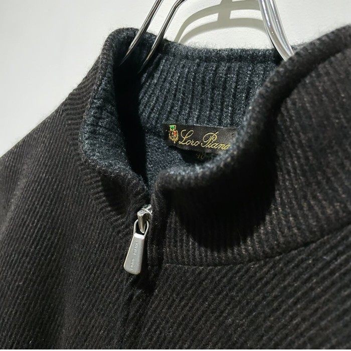 Loro Piana BICOLOR CASHMERE ZIP BLOUSON MADE IN ITALY/ロロピアーナバイカラーカシミアジップブルゾン | Vintage.City Vintage Shops, Vintage Fashion Trends