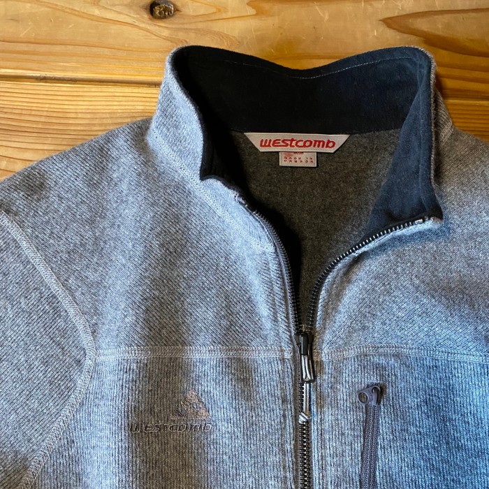 westcomb wool blend zip sweater | Vintage.City 古着屋、古着コーデ情報を発信