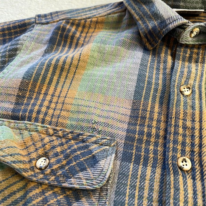 FIVE BROTHER ファイブブラザー ネルシャツ ワークシャツ M 緑タグ | Vintage.City 古着屋、古着コーデ情報を発信