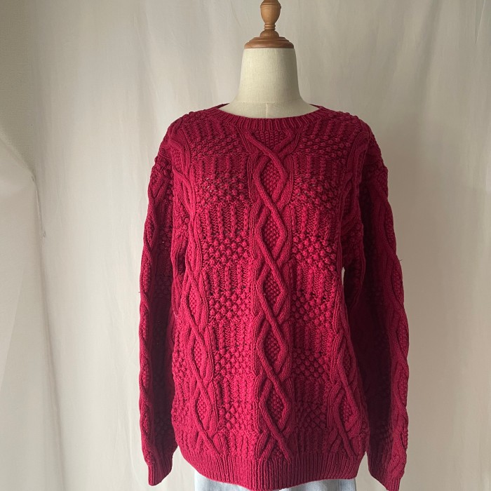 vivid color hand knit | Vintage.City 古着屋、古着コーデ情報を発信