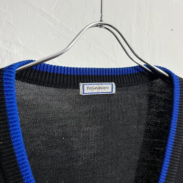 ~90s YVES SAINT LAYRENT Knit Cardigan | Vintage.City 古着屋、古着コーデ情報を発信