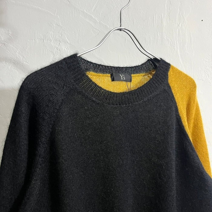 21 AW Ys Bicolor Mohair Knit | Vintage.City 古着屋、古着コーデ情報を発信