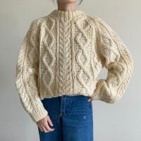 mock neck cable knit | Vintage.City 빈티지숍, 빈티지 코디 정보