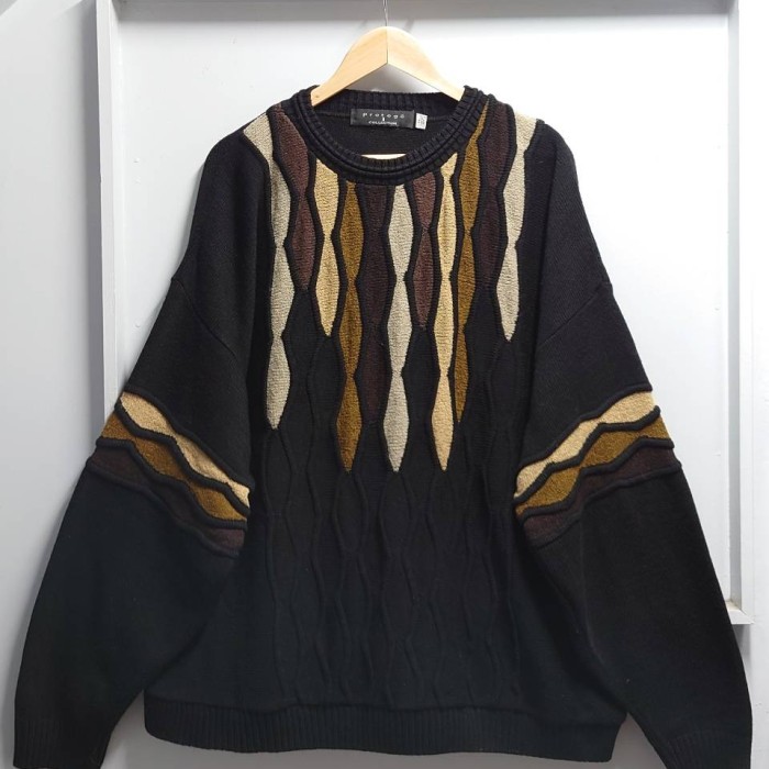 Protege COLLECTION USA製 3D 立体編み ニット セーター | Vintage.City 빈티지숍, 빈티지 코디 정보