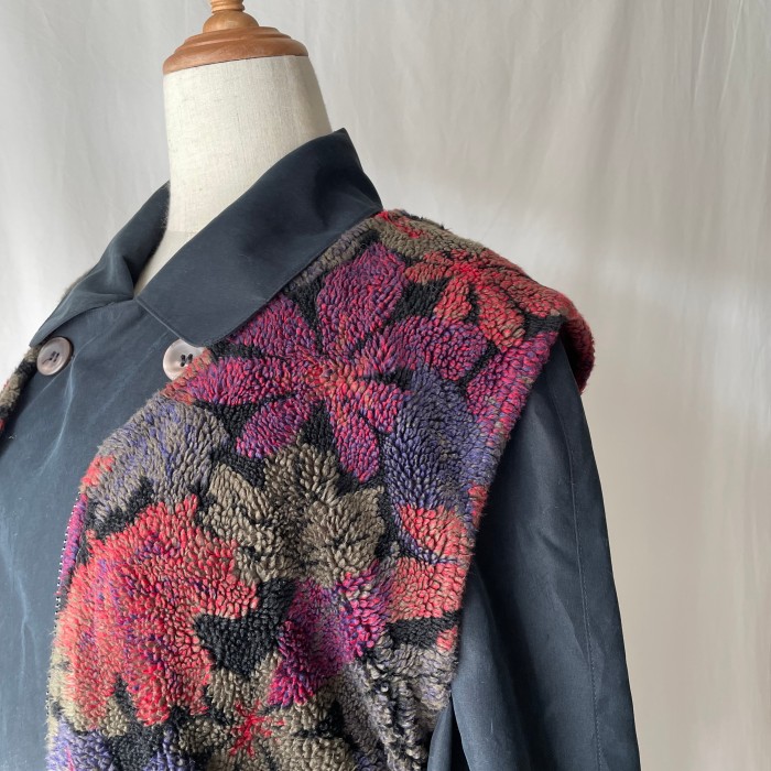 flower boa vest | Vintage.City 빈티지숍, 빈티지 코디 정보