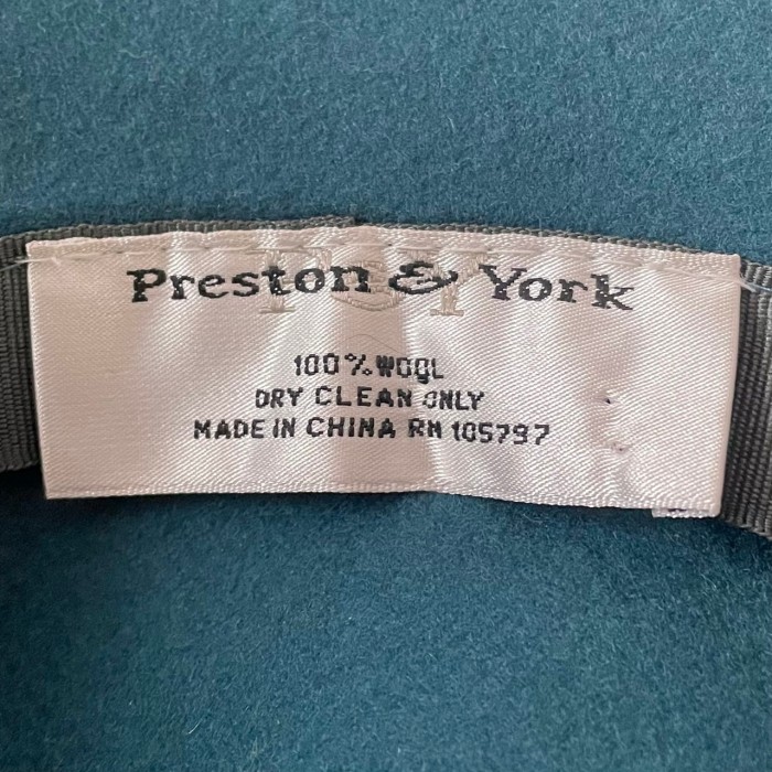 Preston & York baked blue green 100% wool hat ベイクドブルーグリーンウールハット | Vintage.City 빈티지숍, 빈티지 코디 정보
