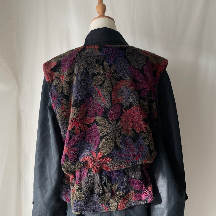 flower boa vest | Vintage.City 빈티지숍, 빈티지 코디 정보