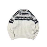 90s Eddie Bauer Nordic cotton knit | Vintage.City 古着屋、古着コーデ情報を発信