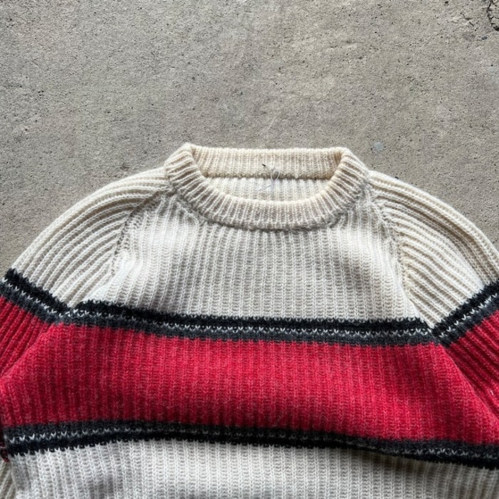 unknown boarder knit | Vintage.City 古着屋、古着コーデ情報を発信