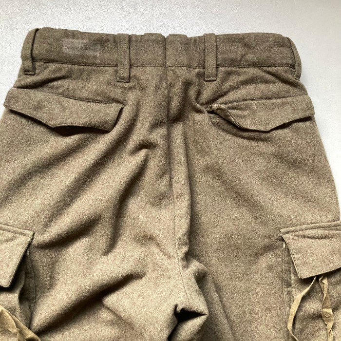 50s German military 6pockets wool cargo pants   1950年代 ドイツ軍 6ポケット ウールカーゴパンツ | Vintage.City 古着屋、古着コーデ情報を発信