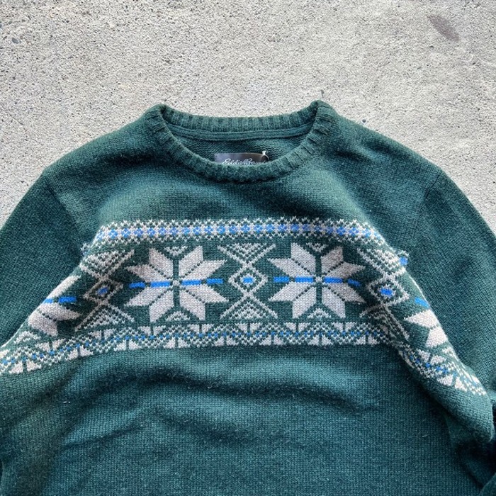 Eddie Bauer Nordic knit | Vintage.City 古着屋、古着コーデ情報を発信