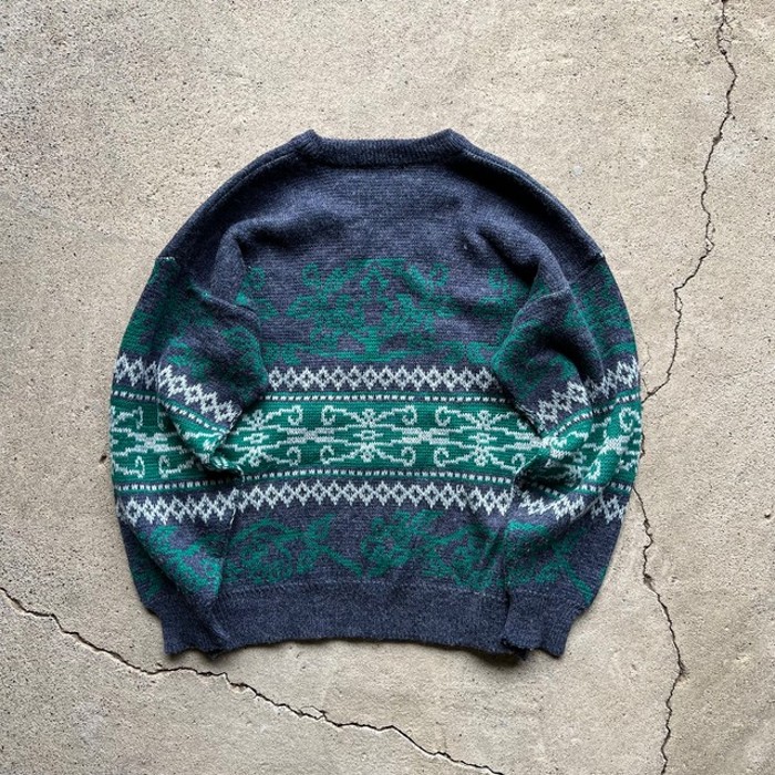 used spiritual pattern knit | Vintage.City 빈티지숍, 빈티지 코디 정보