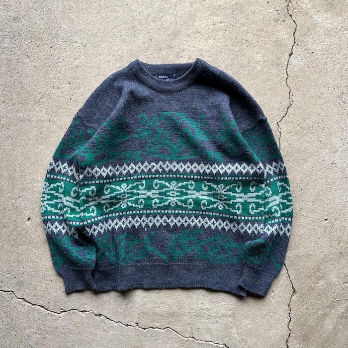 used spiritual pattern knit | Vintage.City 빈티지숍, 빈티지 코디 정보