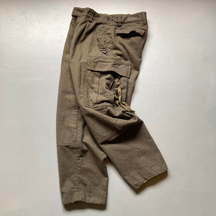 50s German military 6pockets wool cargo pants   1950年代 ドイツ軍 6ポケット ウールカーゴパンツ | Vintage.City 빈티지숍, 빈티지 코디 정보