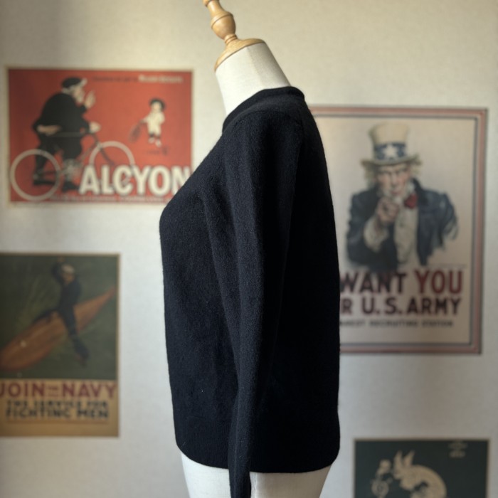 LACOSTE ラコステクルーネック セーター ニット ブラック | Vintage.City 빈티지숍, 빈티지 코디 정보