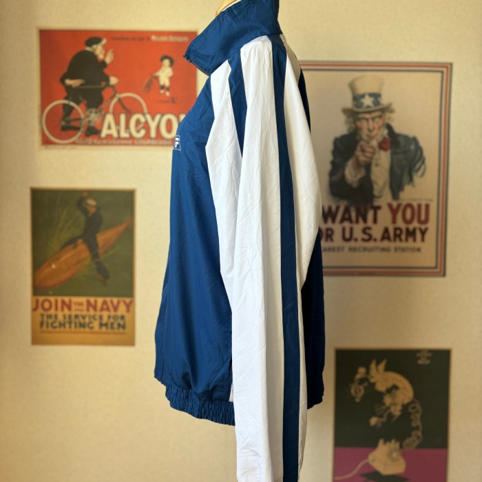 FILA フィラ ジップアップ ジャケット ブルー 刺繍 ロゴ | Vintage.City 古着屋、古着コーデ情報を発信