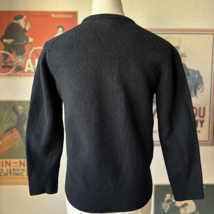 LACOSTE ラコステクルーネック セーター ニット ブラック | Vintage.City 古着屋、古着コーデ情報を発信