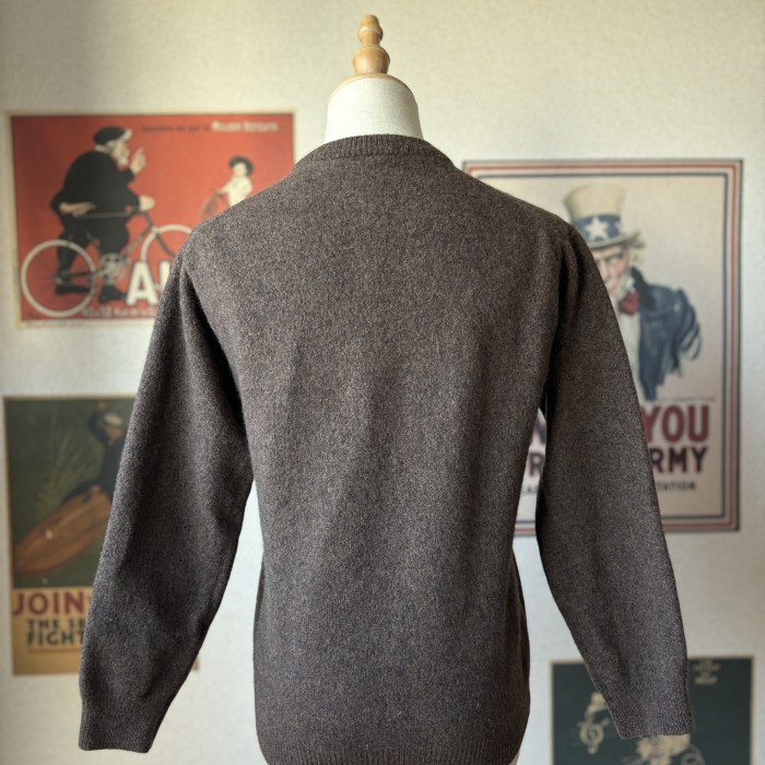 LACOSTE ラコステ クルーネック セーター ニット ブラウン | Vintage.City 古着屋、古着コーデ情報を発信