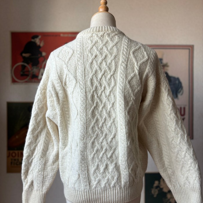 ARAN COUNTRY アランニット セーター アイボリー アイルランド製 | Vintage.City 古着屋、古着コーデ情報を発信