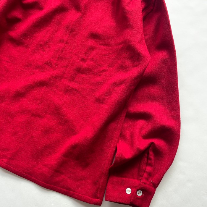 50's McGREGOR "open collor" Wool l/s shirt | Vintage.City 빈티지숍, 빈티지 코디 정보