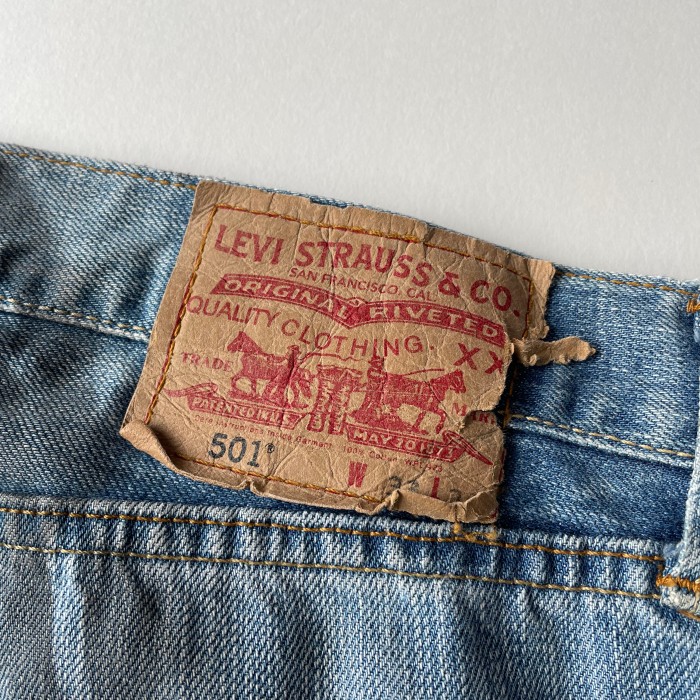 Levi's 501 Chain Paint Remake Denim Pants | Vintage.City 빈티지숍, 빈티지 코디 정보