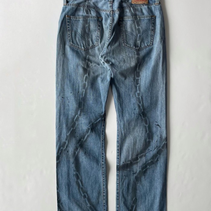 Levi's 501 Chain Paint Remake Denim Pants | Vintage.City Vintage Shops, Vintage Fashion Trends