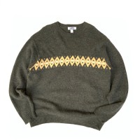 OLD NAVY “Native Line Sweater” 00s オールドネイビー　ラムウール　ウール　セーター　デザインニット | Vintage.City 古着屋、古着コーデ情報を発信