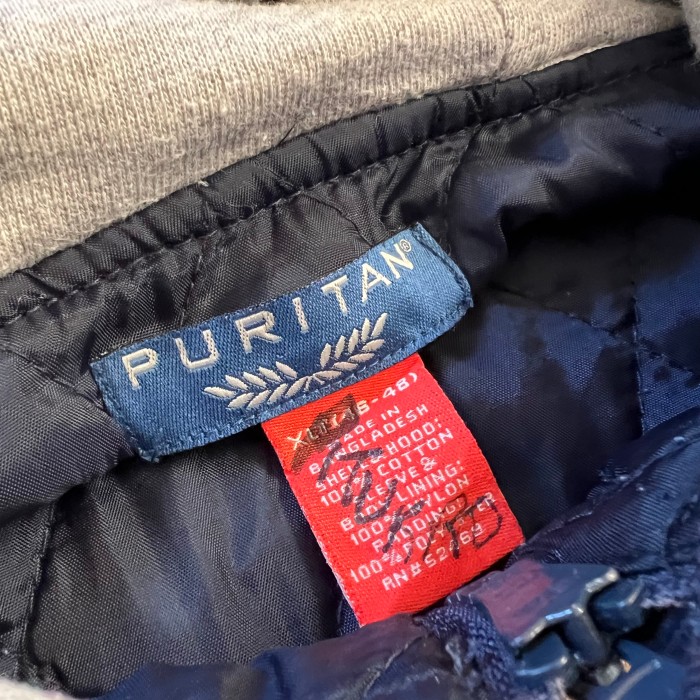 PURITAN ピューリタン フード チェック ネルシャツ フランネル 中綿 ビッグシルエット オーバーサイズ | Vintage.City 古着屋、古着コーデ情報を発信