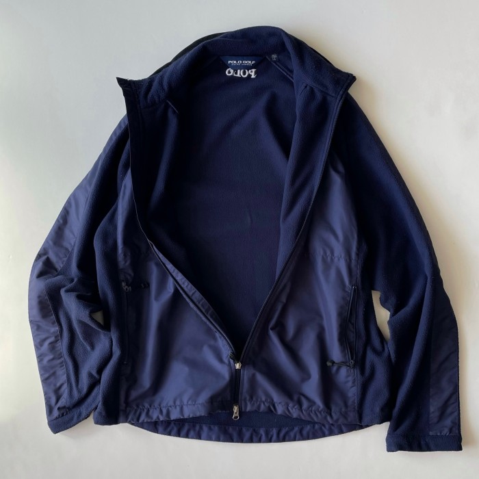 Ralph Lauren ”POLO GOLF” Nylon × Fleece Zipup Jacket | Vintage.City Vintage Shops, Vintage Fashion Trends