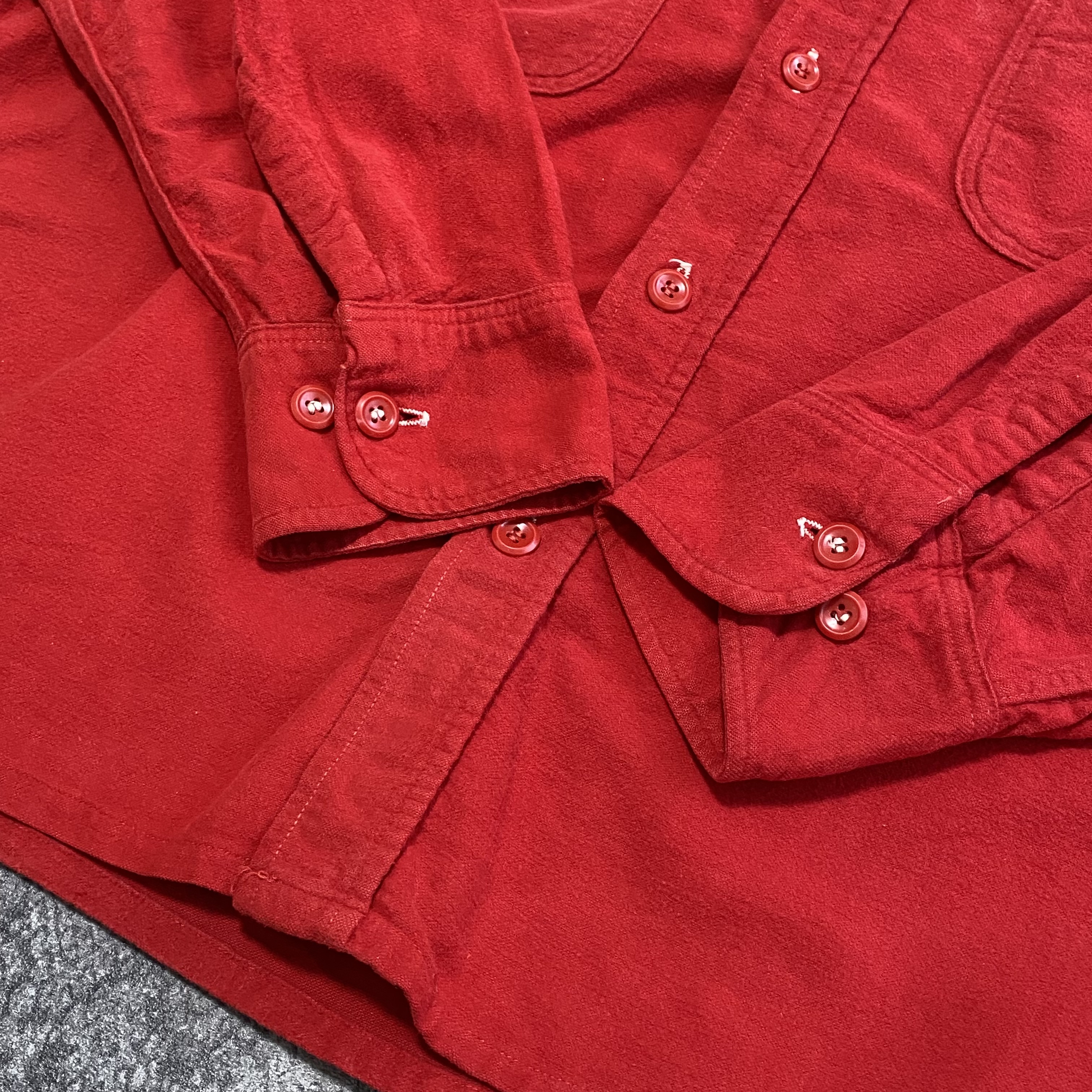 Vintage 1950s PENNEYS Chamois Cotton Shirt ペニーズ シャモアクロス
