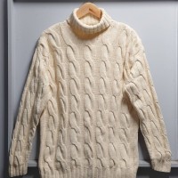 90’s Eddie Bauer 白タグ タートルネック ニット セーター | Vintage.City 빈티지숍, 빈티지 코디 정보